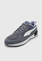 Tenis Lifestyle Gris-Blanco-Azul Navy Puma Graviton de Puma