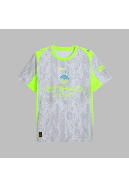 Camiseta Puma Hombre Manchester City Autentic-Gris