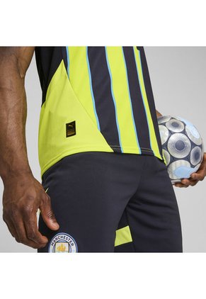 Camiseta Puma Hombre Visitante Del Manchester City 24/25- Negro-Amarillo