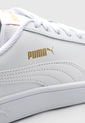 Tenis Lifestyle Blanco-Verde-Dorado Puma Smash v2 Leather de Puma