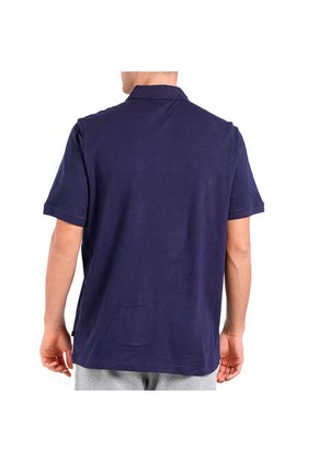 Camiseta Polo Essentials Piqué-Azul