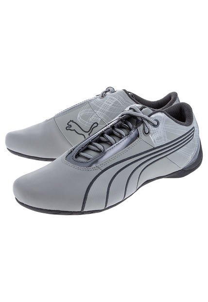 Lifestyle Gris Puma Future Cat S1 Atomisity