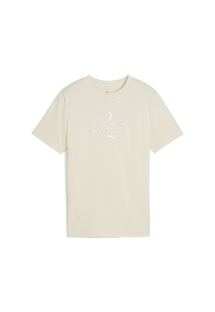 Camisa Deportiva Puma Original Ess Script G Beige  Niños