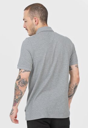 Polo Gris-Negro Puma Essentials