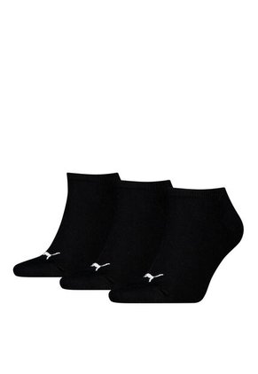 Medias Puma Originales Unisex Sneaker Plain 3 P Negro Unisex