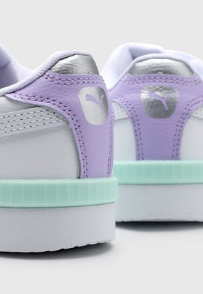 Tenis Lifestyle Blanco-Lila-Verde Menta Puma Jade Renew