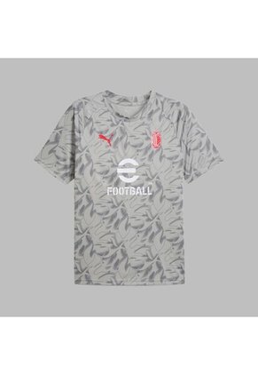 Camiseta Puma Hombre Prepartido Ac Milan -Gris