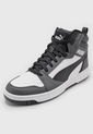 Tenis Lifestyle Blanco-Negro-Gris Puma Rebound 6 de Puma