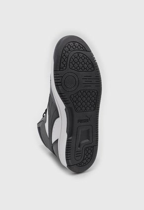 Tenis Lifestyle Blanco-Negro-Gris Puma Rebound 6