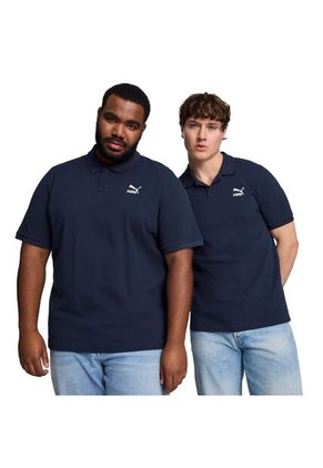 Camisa Polo Marca Puma Original Hombre Azul Estilo Clásico