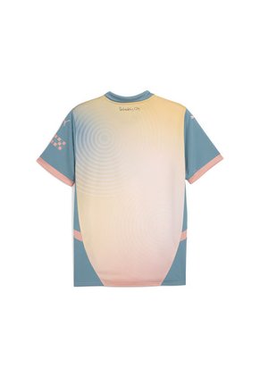Camiseta Puma Hombre Manchester City 24/25 Cuarta Edición- Rosado-Azul