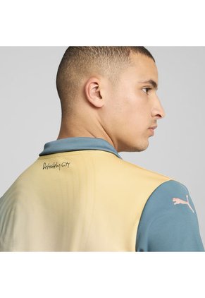 Camiseta Puma Hombre Manchester City 24/25 Cuarta Edición- Rosado-Azul