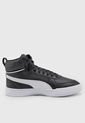 Tenis Lifestyle Negro-Dorado-Blanco Puma Caven Mid de Puma