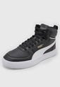 Tenis Lifestyle Negro-Dorado-Blanco Puma Caven Mid de Puma