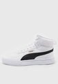 Tenis Lifestyle Blanco-Negro-Dorado Puma Caven Mid de Puma