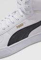 Tenis Lifestyle Blanco-Negro-Dorado Puma Caven Mid de Puma