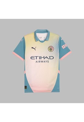 Camiseta Puma Hombre Manchester C. 24 4ta Edición- Rosa-Azul