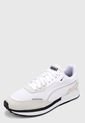Tenis Lifestyle Blanco-Negro Puma City Rider de Puma