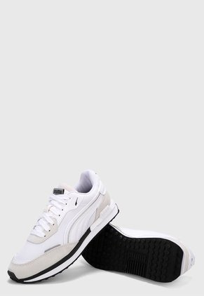 Tenis Lifestyle Blanco-Negro Puma City Rider