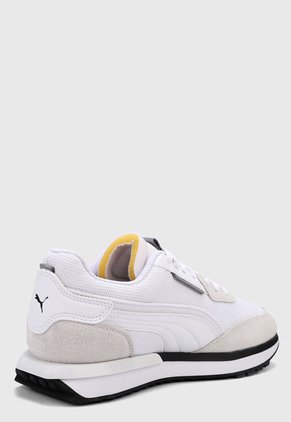 Tenis Lifestyle Blanco-Negro Puma City Rider