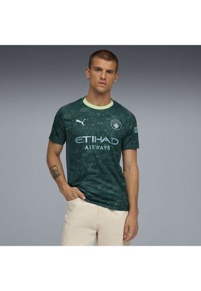Camiseta Puma Hombre Manchester City 25/26 -Verde