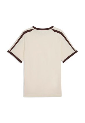 Camisa Deportiva Puma Original T7 BigCat Ringer Beige Hombre
