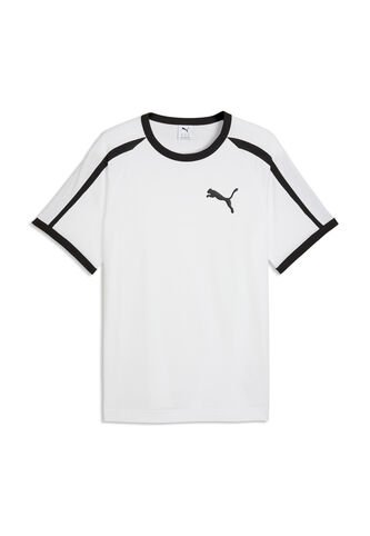 Camisa Deportiva Puma Original T7 Big Cat Blanco Para Hombre Puma