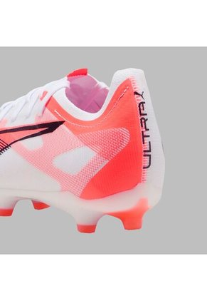 Guayos Puma Hombre Ultra 5 Match FG-Ag Blanco-Rojo