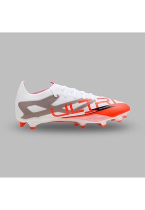 Guayos Puma Hombre Ultra 5 Match FG-Ag Blanco-Rojo