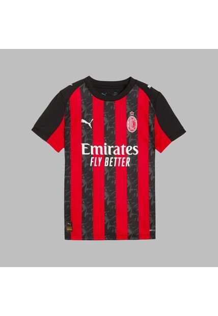 Camiseta Puma Kids Home AC Milan 25/26 - Negro - Rojo