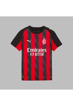Camiseta Puma Kids Home AC Milan 25/26 - Negro - Rojo