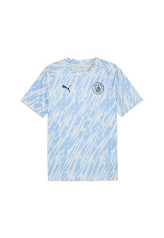 Puma Camiseta Puma Hombre Prepartido Del Manchester City - Blanco - Azul Camiseta Puma