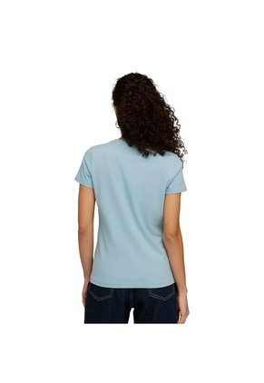 Camisa Deportiva Puma Originals Ess Elevated Azul Para Mujer