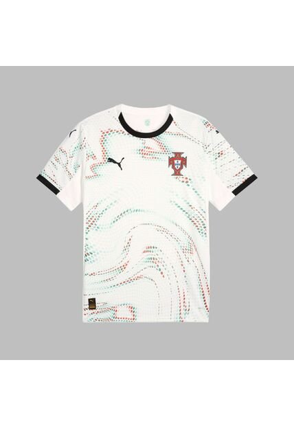 Camiseta Puma Hombre 2da De Portugal 2025 Blanco-Multicolor