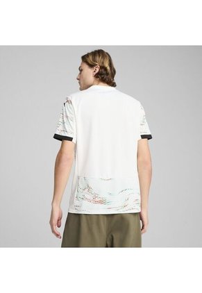 Camiseta Puma Hombre 2da De Portugal 2025 Blanco-Multicolor