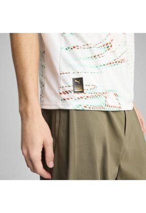 Camiseta Puma Hombre 2da De Portugal 2025 Blanco-Multicolor