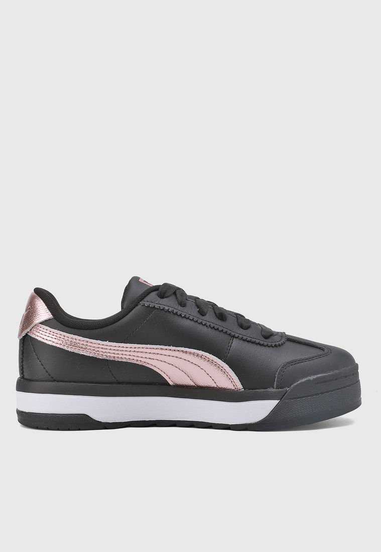 Zapatillas Mujer Blancas Tenis Lifestyle Puma Roma Nego-blanco En