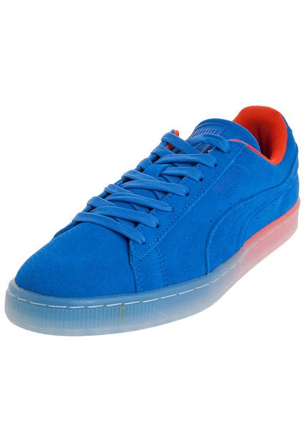 puma suede azul
