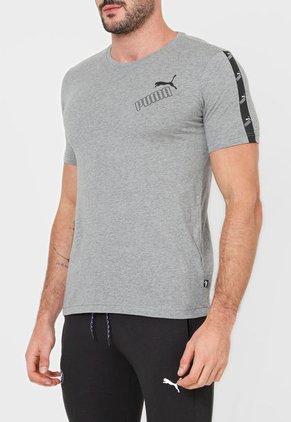 Camiseta Gris Puma Amplified