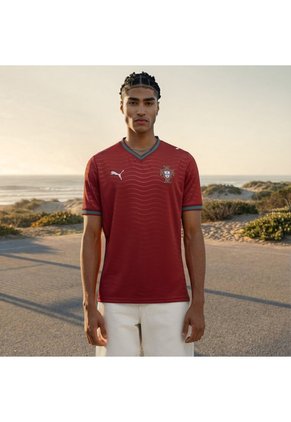 Camiseta Deportiva Puma Original FpfHome Rojo Para Hombre