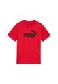 Camisa Deportiva Puma Original Ess No 1 Logo Rojo Niños de Puma