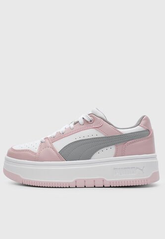 Tenis PUMA Rebound Femme Low Blanco Puma