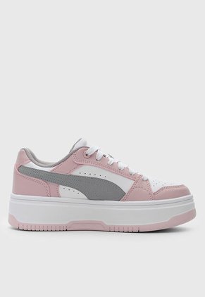 Tenis PUMA Rebound Femme Low Blanco