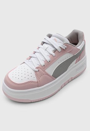 Tenis PUMA Rebound Femme Low Blanco