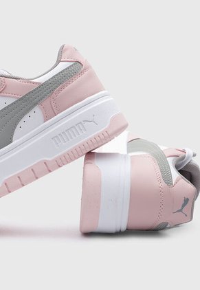 Tenis PUMA Rebound Femme Low Blanco