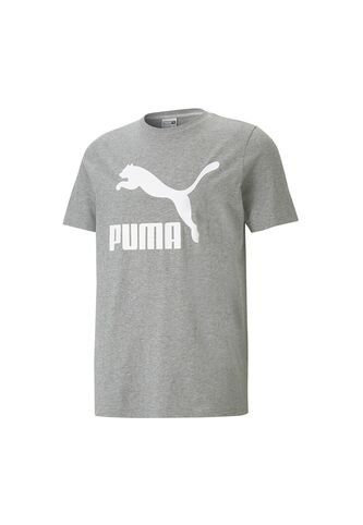 Camisa Deportiva Puma Original Classic Logo Gris Para Hombre Puma