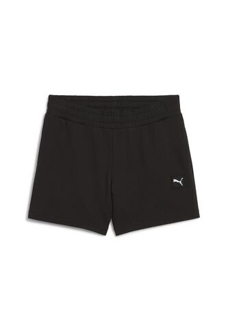 Pantaloneta Deportiva Puma Original Ess Mid-Rise Negro Mujer Puma