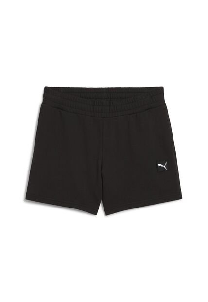 Pantaloneta Deportiva Puma Original Ess Mid-Rise Negro Mujer