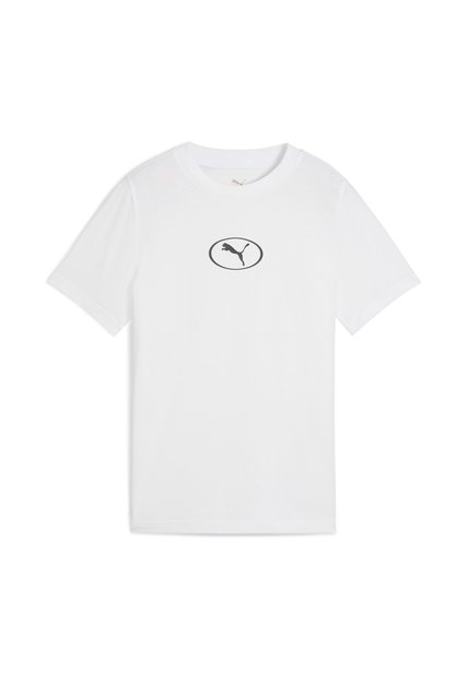 Camisas Deportivas Puma Sport Rib Collar B Blanco Para Niños