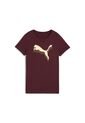 Tshirt Puma Original Essentials Metallic W Rojo Para Mujer de Puma